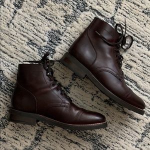 Thursday Brown Leather Captain boots - size 9.5 mens.